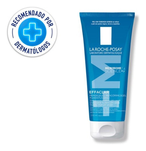 Gel Limpiador Purificante La Roche-posay Effaclar 200ml Momento de aplicación Día Noche Tipo de piel Grasa Sensible