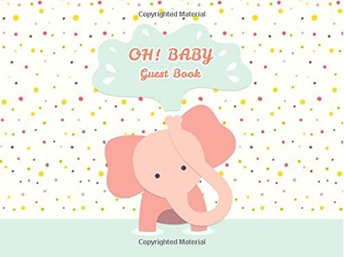 Oh! Baby Baby Shower Guest Book, Welcome Baby, Birthday Memo