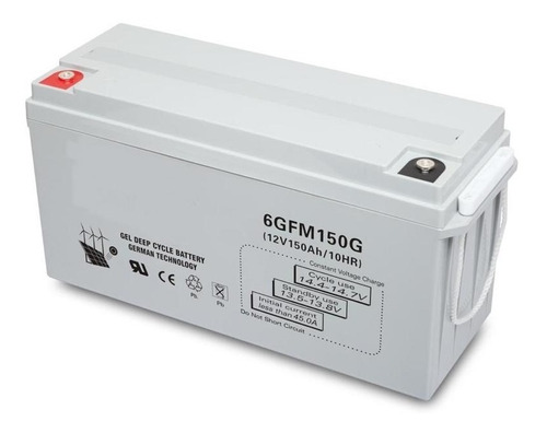 Bateria Gel Gsolar   12v. 150ga. Gsolar