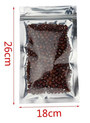 100 Bolsas De Almacenamiento Con Cremallera Mylar Bag 2024