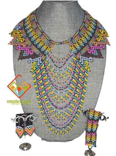 4 Juegos/sets De Collar+pulsera+aretes De Chaquira+abalorios