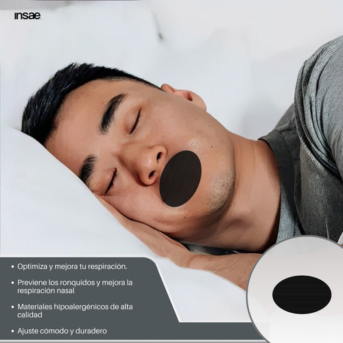 Insae Tiras Bucales Para Dormir Antirronquidos Respiración N (Usado)