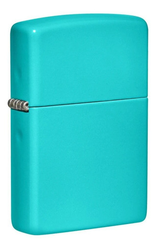 Imagen 2 de 6 de Encendedor Zippo Turquesa Liso