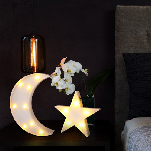 Signo De Luna Creciente, Estrella Lunar, Luz, Forma De Estre