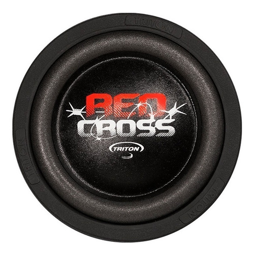 Subwoofer 8 Triton Red Cross 500w Rms  4 Ohms