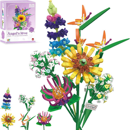 Bloques De Flores Artificiales Para Armar