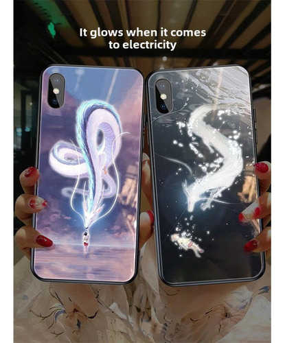 Funda De Teléfono Led Con Flash Luminoso For Llamadas Entra