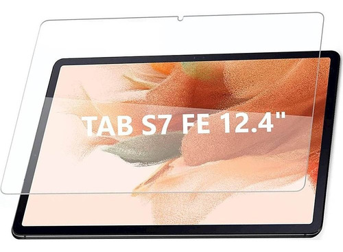 Imagen 2 de 6 de Film Vidrio Templado Para Samsung Tab S7 Fe 12.4 T730
