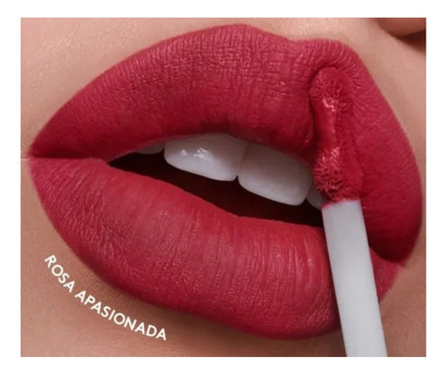 Labial Líquido Hidracolor Matte 24 Horas Para Labios Secos Rosa Apacionado
