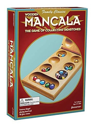 Mancala juego Plegable De Madera Real - Pressman