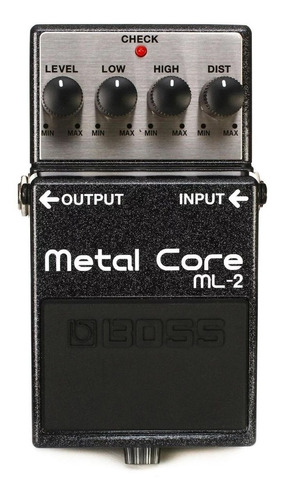 Pedal Boss Ml-2 Metal Core Distorção Para Guitarra High Gain