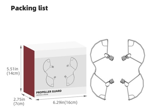 Protectores De Pala De Hélice Para Dji Mini 3/mini 3 Pro
