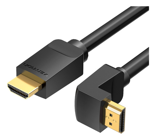 Cable Vention Hdmi Certificado Codo 270° En L - Ultra Hd 4k 60hz 2 Metros 18 Gbps Hdr Arc - Aaqbh