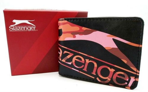 Billetera Hombre Slazenger Cuero Ecologico Porta Tarjetas