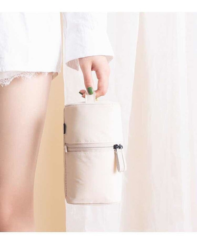Bolsa, Neceser, Cosmetiquera De Viaje Color Beige