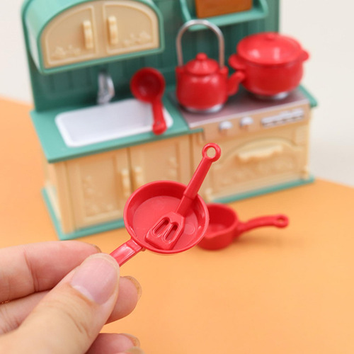 Juego De Cocina Para Casa De Muñecas, Juego De Simulación,