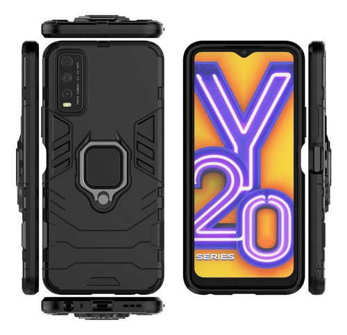 Para Vivo Y20i V2027 Funda Funda Giratoria 360 Grados R6576