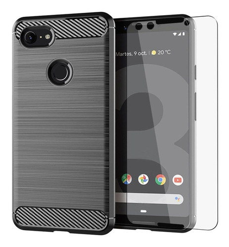 Funda Para Google Pixel 3 Txwls Us Gris