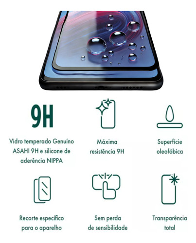 5 Película Vidro Premium 3d Para Samsung Galaxy A05 A06 A05s