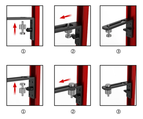 (a) Soporte De Montaje En Pared Con Nivel Láser Ajustable Y