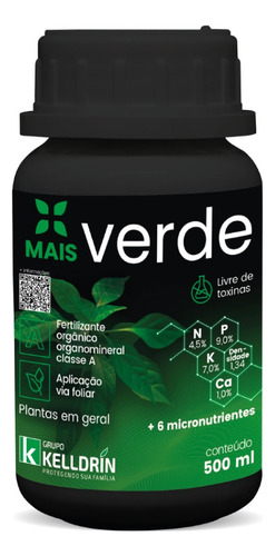 Adubo Fertilizante Kelldrin Mais Verde Concentrado 500ml