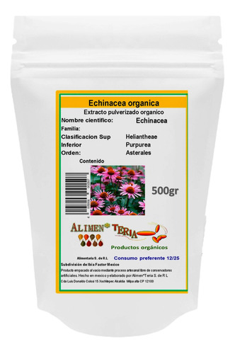 Echinacea En Polvo 500gr 