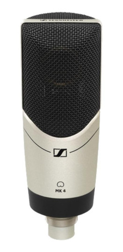 Imagen 1 de 2 de Micrófono Sennheiser MK 4 condensador  cardioide plata/negro