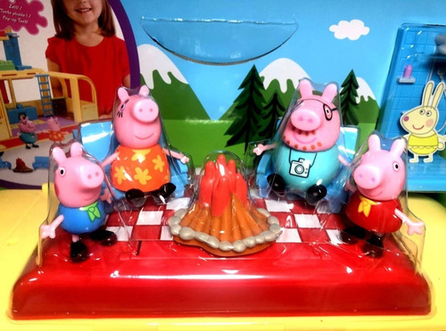 Imagem 3 de 4 de Conjunto Grande Van Boneca Peppa Pig Com Acessórios Original