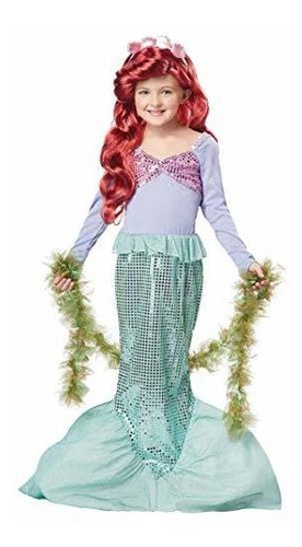 Lil' Mermaid Child Costume - Medium Plus (8-10+)