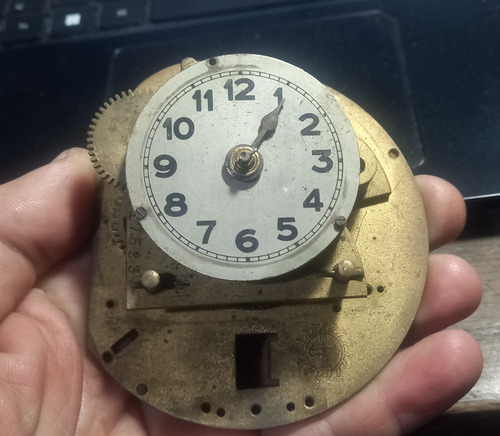 Antiguo Reloj De Sereno De Bronce - Decoracion (Usado)