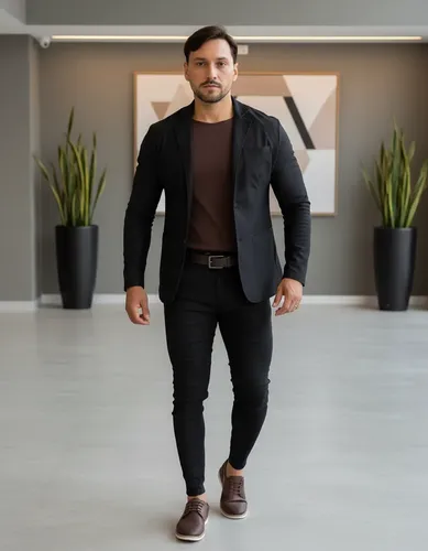 Conjunto Masculino Slim Blazer Calça Corte Italiano