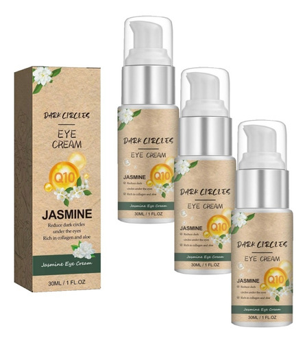 3×crema Ojos Para Eliminar Ojeras Con Jazmín, Ojeras, Ojera