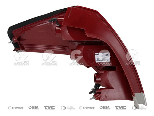 Imagen 3 de 9 de Faro Trasero Citröen C4 2007 2009 11 2013 4 Puertas Orig Der