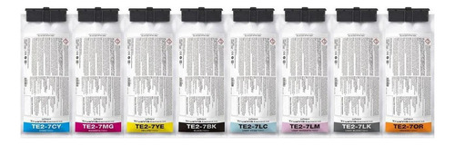 Tinta Para Impressao Roland Dg Te2-7 Truevis Black 750ml Te2 Tinta Preto