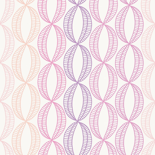 Vinil Decorativo Cadena De Ovalos Tapiz Wallpaper Textura
