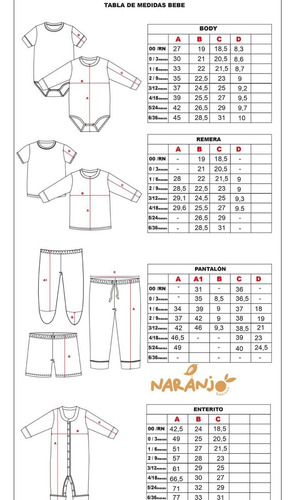 Body M/l Naranjo Colores Actuales Bordó 2