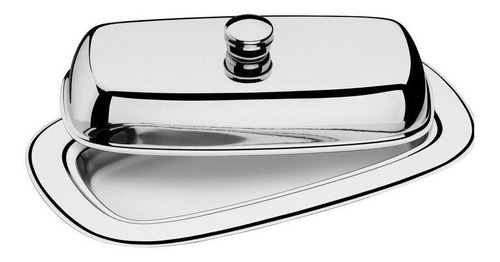 Manteigueira Com Tampa Tramontina Aço Inox Service 20cm