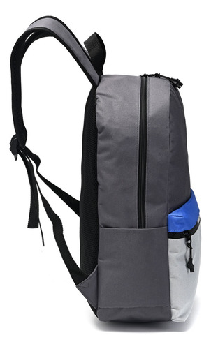 Mochila New Urban Combinada Urbana Deportiva Wanderlust Color Gris Diseño De La Tela Liso