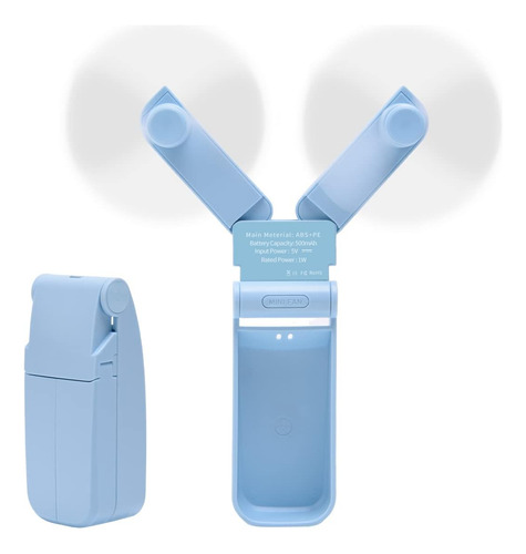 Ventilador De Mano: Portátil, Recargable Y Ultrasilencioso