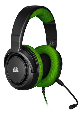 Imagen 2 de 4 de Auriculares gamer Corsair HS35 Stereo green