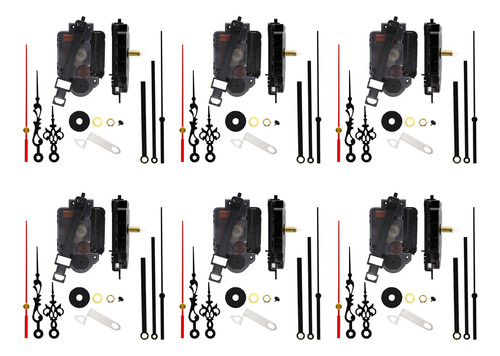 Juego De 6 Mecanismos De Movimiento De Reloj De Péndulo De C