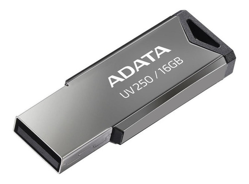 Memoria USB Adata UV250 AUV250-16G-RBK 16GB 2.0 plateado