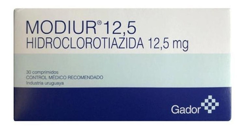 Modiur 12,5 Mg 30 Comprimidos