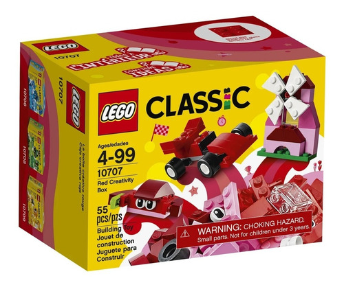 Imagen 1 de 2 de Lego Classic 10707 Caja Creativa Roja, Inmediato!!