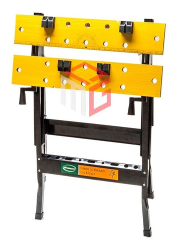 Imagen 2 de 4 de Banco De Trabajo Plegable 100kg Mesa Carpintero Wembley Cod. 2875 Dgm