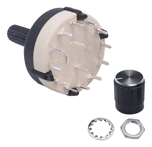 3 Interruptores Giratorios Rs26 2p12t Interruptor De Banda D