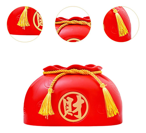 Caja De Pañuelos Con Forma De 20,5 Cm X 15,7 Cm Rojo