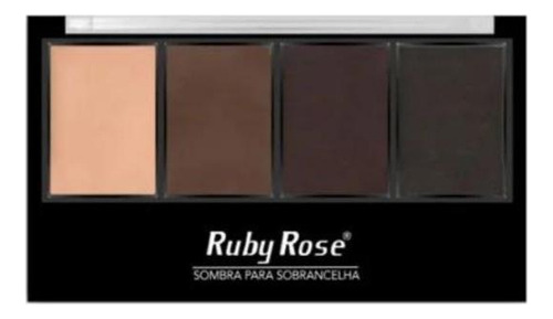 Kit Ruby Rose Trio Paleta Sobrancelha + Gel Incolor Game On