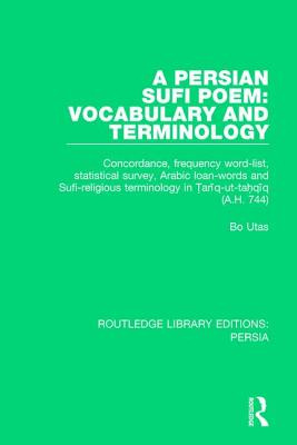 Libro A Persian Sufi Poem: Vocabulary And Terminology: Co...