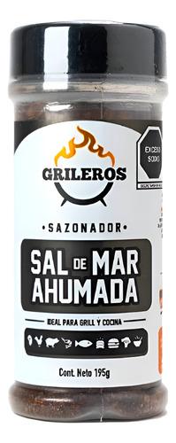 Sazonadores Grileros 195g Para Carnes, Pollos Y Guisos / Sal De Mar Ahumada